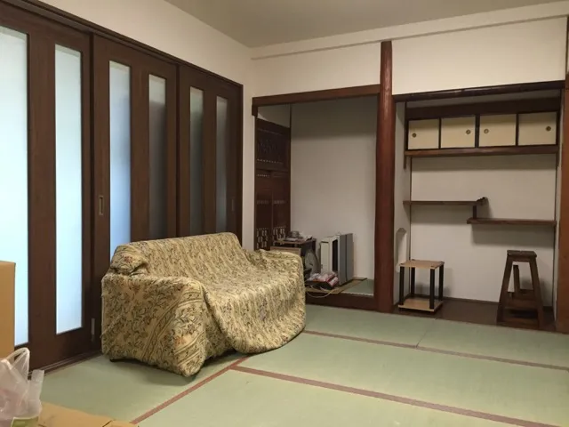 お母様が住みながらの大改装工事