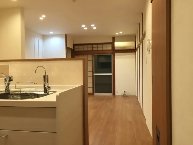 主に和室とDKをスケルトンにしてリニューアル