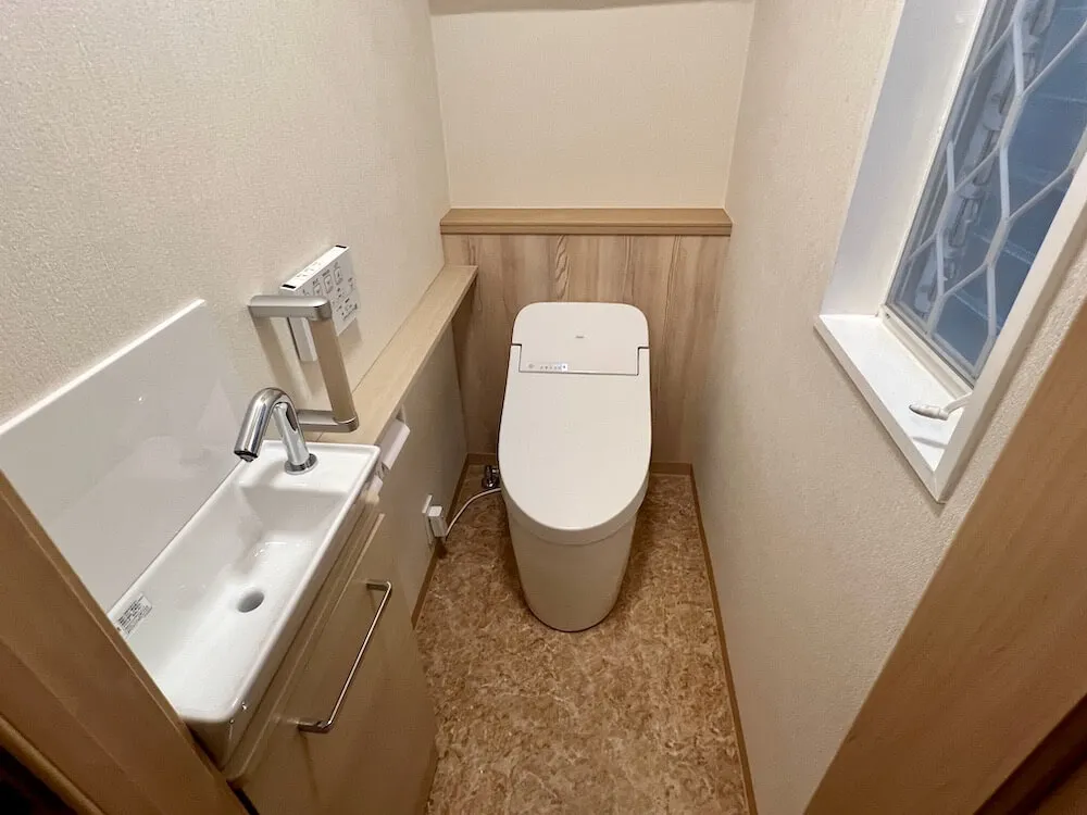 １階トイレの改修工事・使い勝手の改善