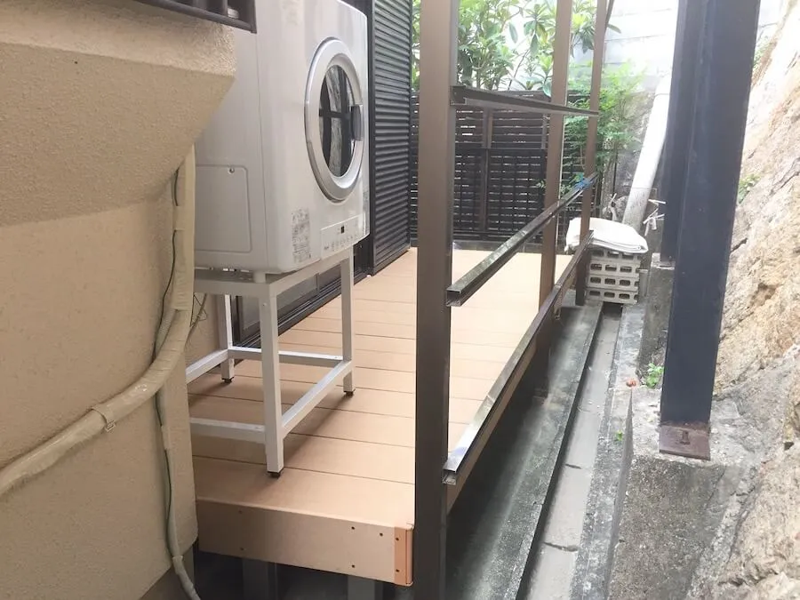 家事の軽減を担う逞しい相棒乾太くんの作業場