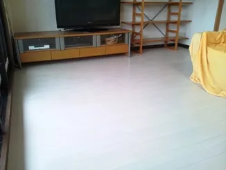 マンションの直貼り遮音フロアーの貼り替え工事